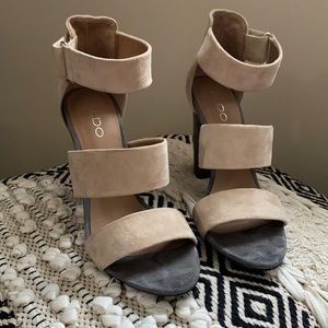 Aldo two tone heels